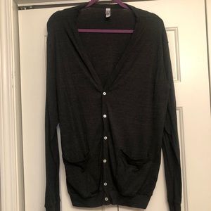 American Apparel Button Down Cardigan